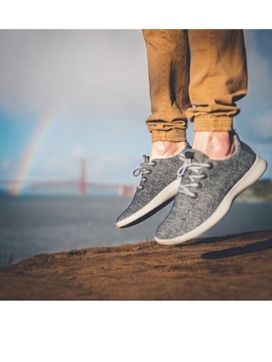 Allbirds | Natural Gray Men\'s Wool Runner Gym Shoes | Size M13 main image 8
